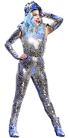 kartonová postava v životní velikosti Lady Gaga