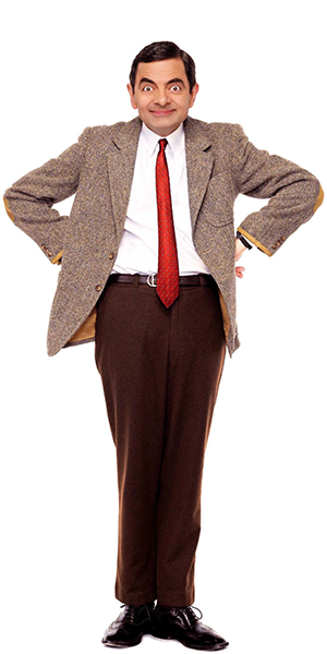 kartonová postava v životní velikosti Mr. Bean